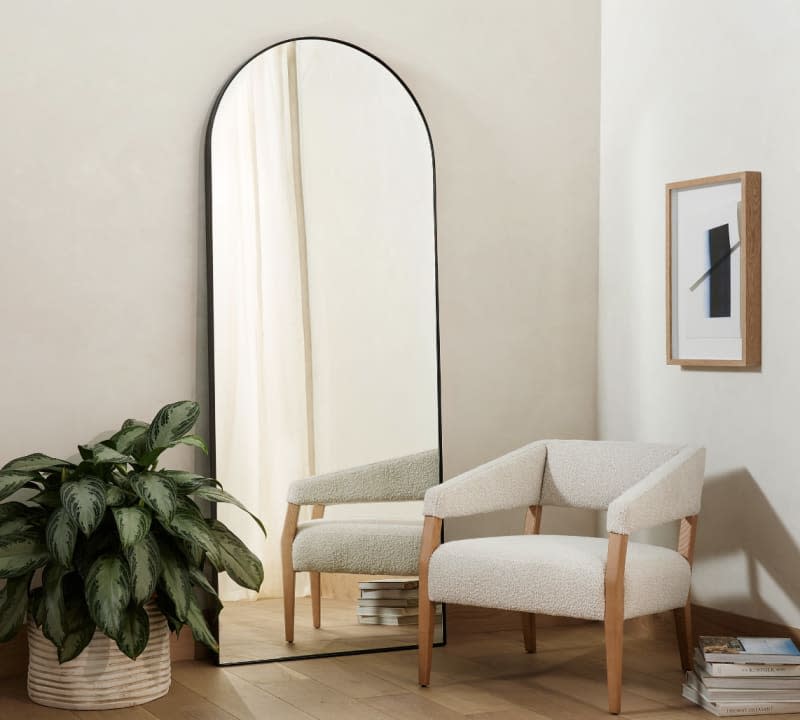 Pottery Barn Corey Arch Floor Mirror