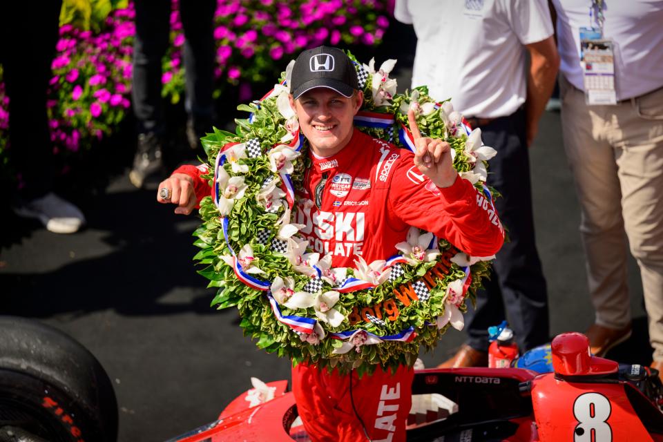 Chip Ganassi Racing returned to Indy's Victory Lane for the first time in 10 years, and it was Marcus Ericsson who drove it there.