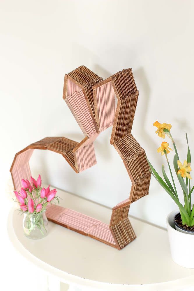 Popsicle Stick Bunny