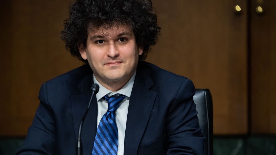 Samuel Bankman-Fried, founder and CEO of FTX, testifies during a Senate Committee on Agriculture, Nutrition and Forestry hearing about "Examining Digital Assets: Risks, Regulation, and Innovation," on Capitol Hill in Washington, DC, on February 9, 2022. - Saul Loeb/AFP/Getty Images