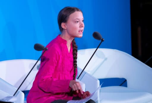 Climate activist Greta Thunberg accused world leaders of betraying her generation through their inaction on reducing greenhouse gas emissions