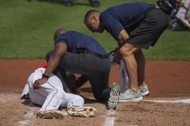 After being hit in face by pitch, Red Sox' Justin Turner tweets: 'I'm going  to be back out on the field as soon as possible!' – Blogging the Red Sox