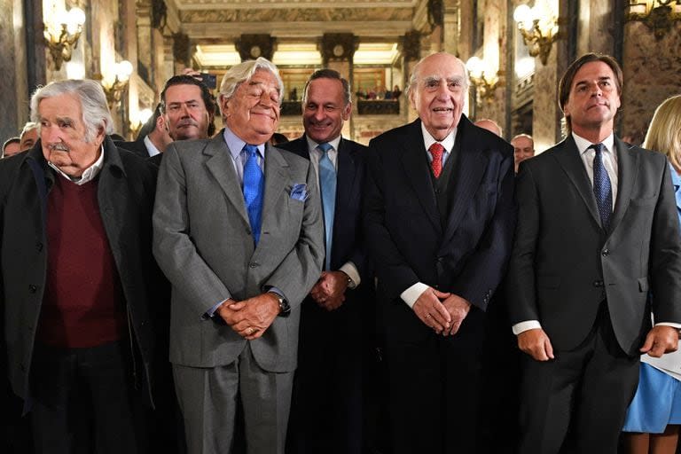 Los expresidentes uruguayos Jpsé 