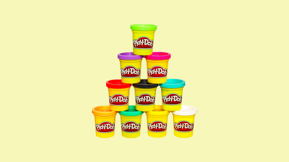 Play-Doh was originally a wallpaper cleaner. A local nursery school teacher discovered it was a fun toy.