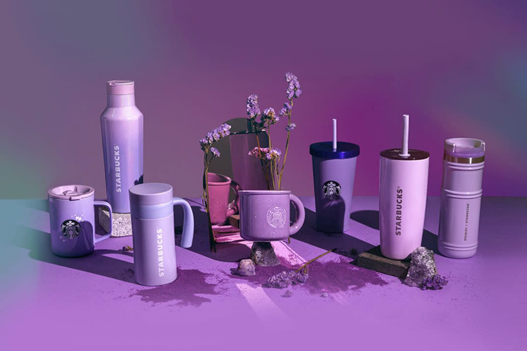 Starbucks Singapore's Lavender Dreams collection. (Photo: Starbucks SG)