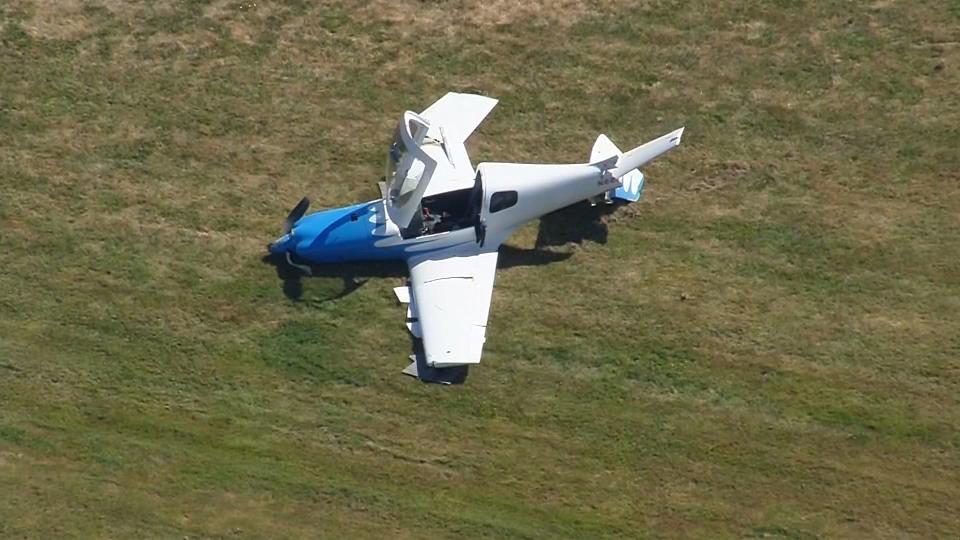 Two people were hurt in a small plane crash at the Renton Municipal Airport on Monday, July 31, 2023.