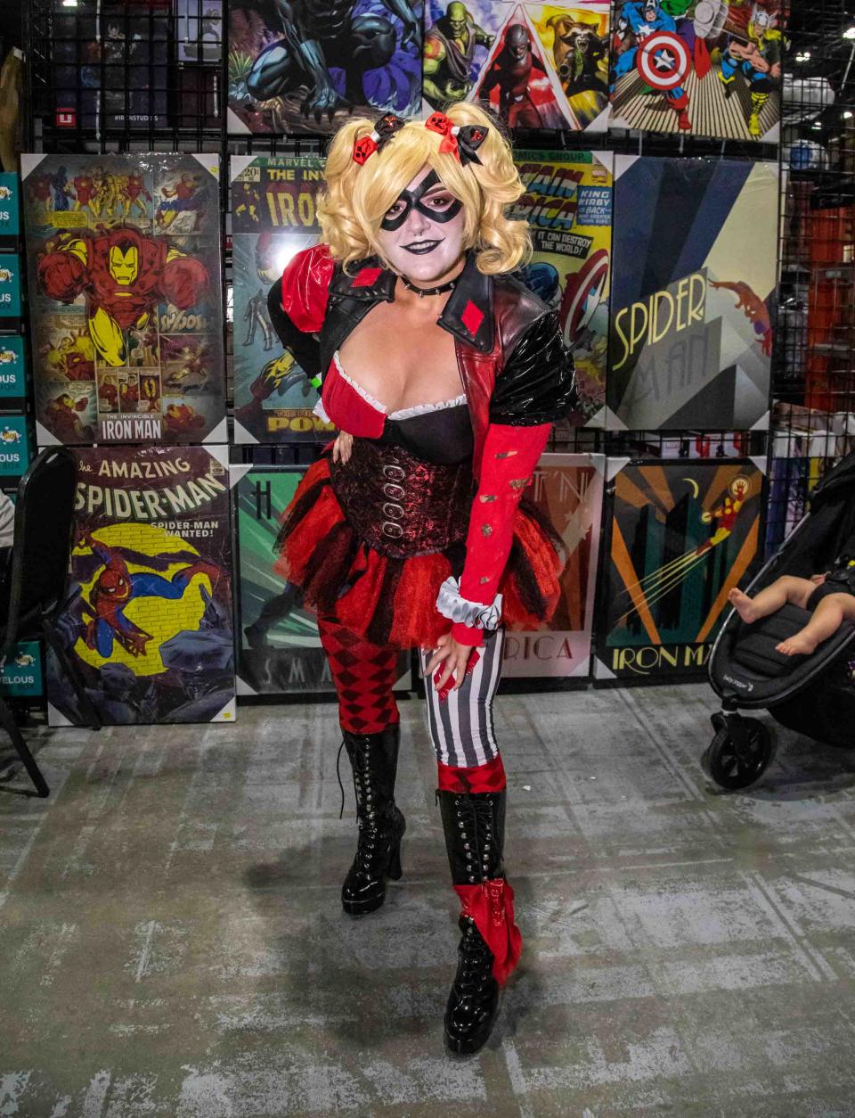 Boynton Beach resident Christa Golden, 28, is dressed up as Harley Quinn during the Ultracon Comic Con event in August at the South Florida Fairgrounds Expo Center. Expect to see many more Harley Quinn costumes this Halloween.