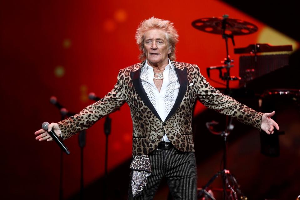 Rod Stewart, 79, sold his song catalog to Iconic Artists Group for $100 million, people familiar with the matter told The Wall Street Journal. WireImage