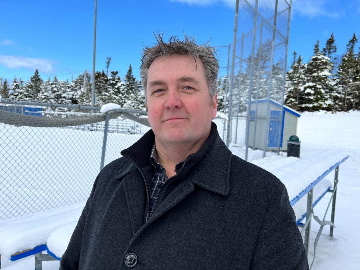 Sam Oliver is president of Paradise's minor baseball association, which offers organized ball for nearly 600 youth.  (Terry Roberts/CBC - image credit)