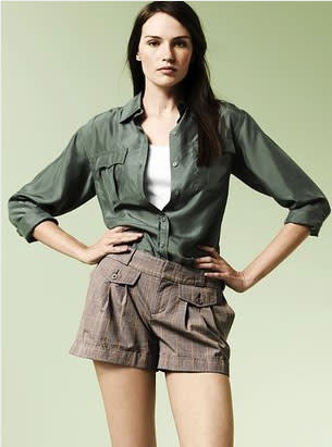 Silk Button-Down Shirt - $58.00