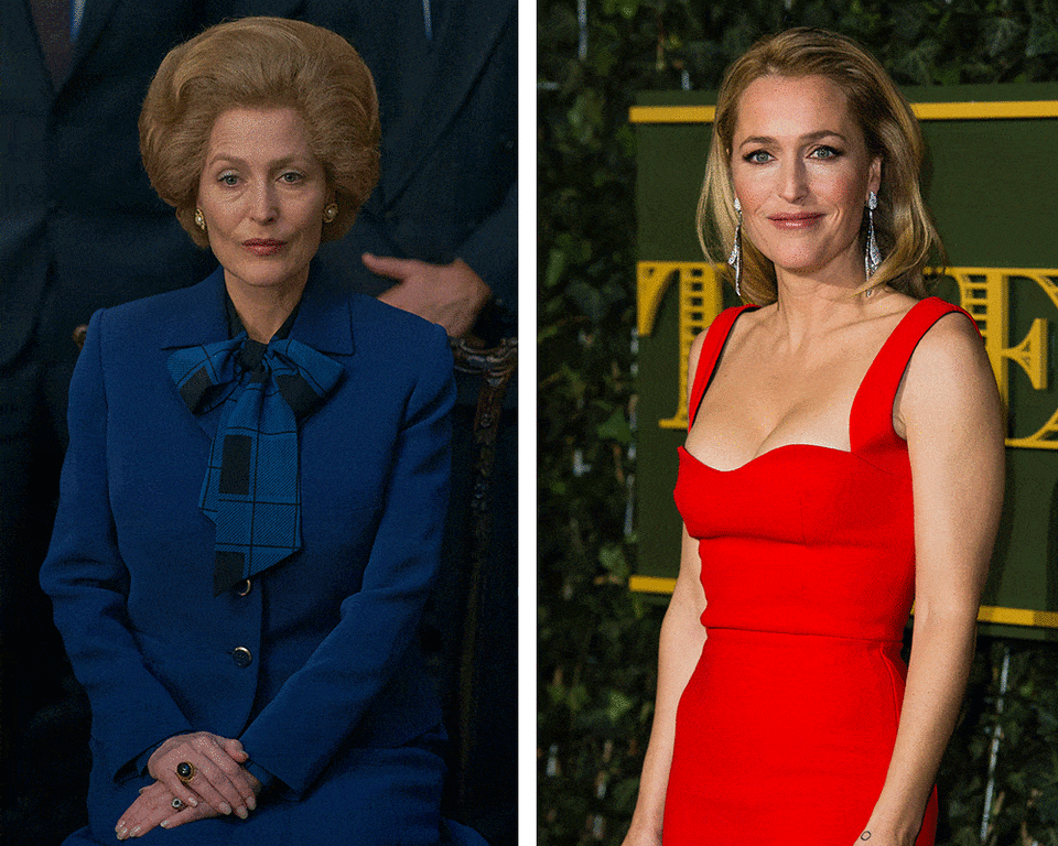 2) Gillian Anderson as Margaret Thatcher