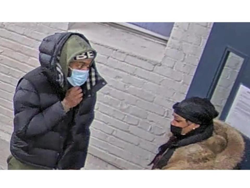 Ontario Provincial Police investigators say they believe these people are linked to the kidnapping of Elnaz Hajtamiri. (Ontario Provincial Police - image credit)