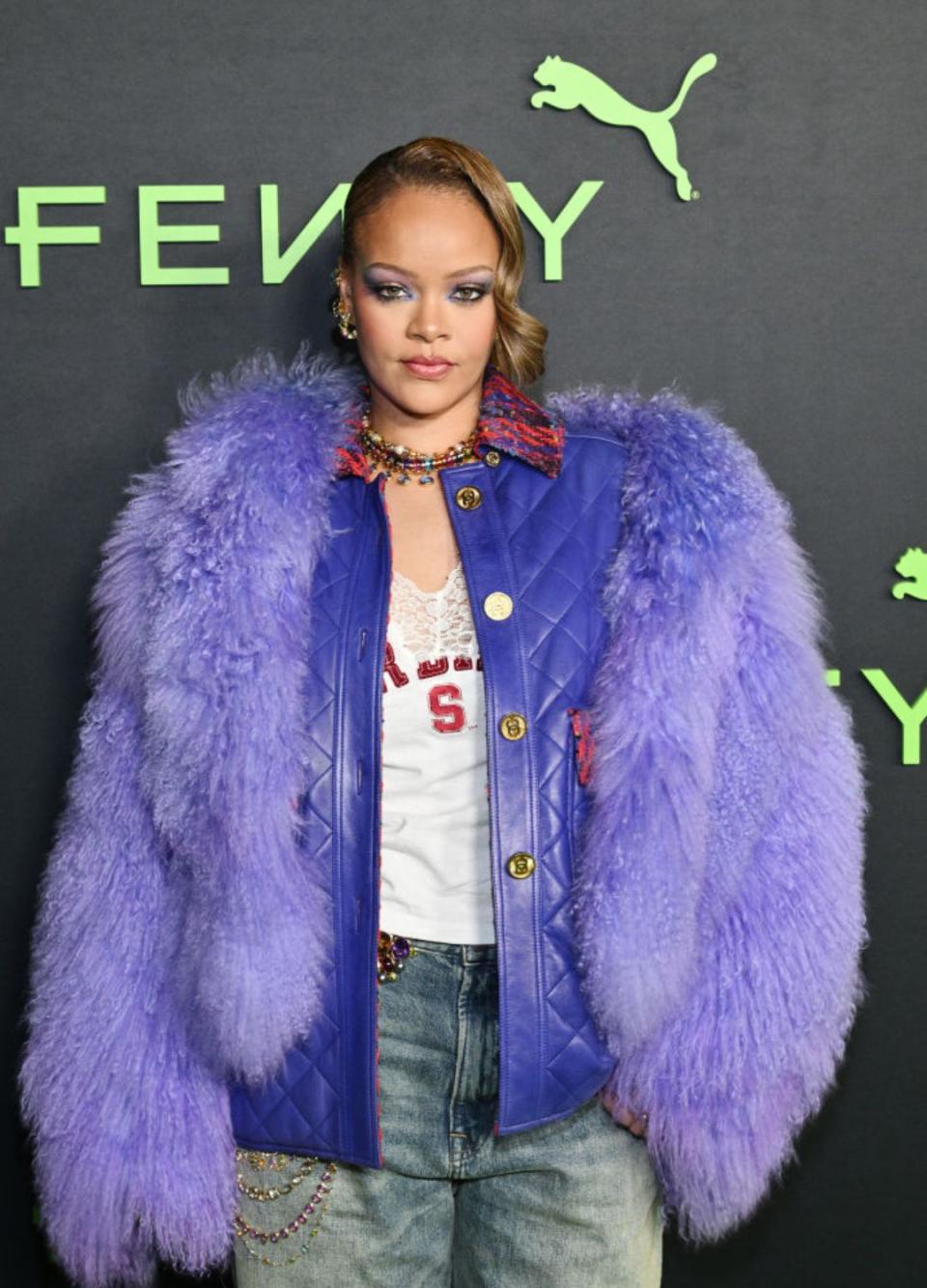 Rihanna at the Fenty x Puma Creeper Phatty Launch Party in 2023