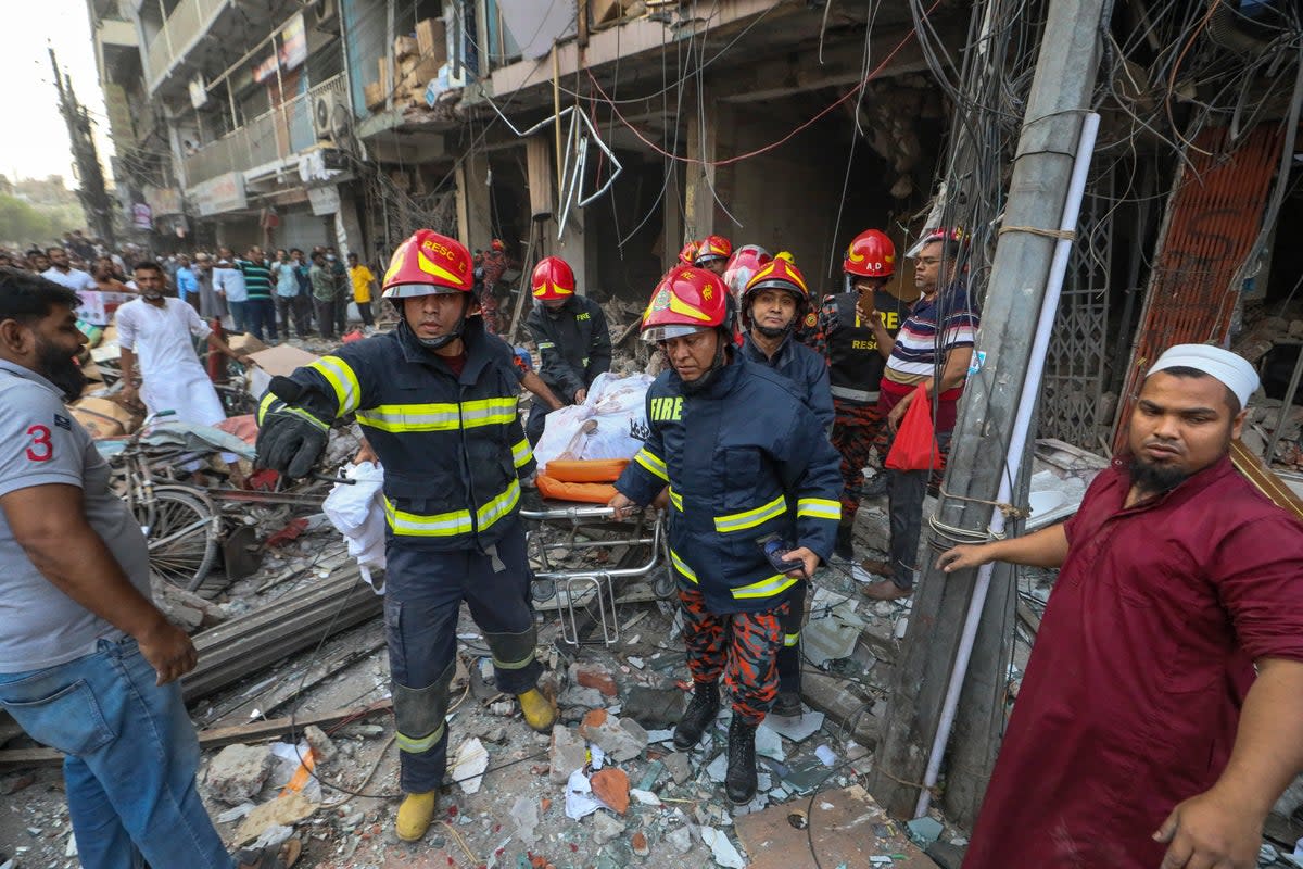 BANGLADESH EXPLOSION (AP)