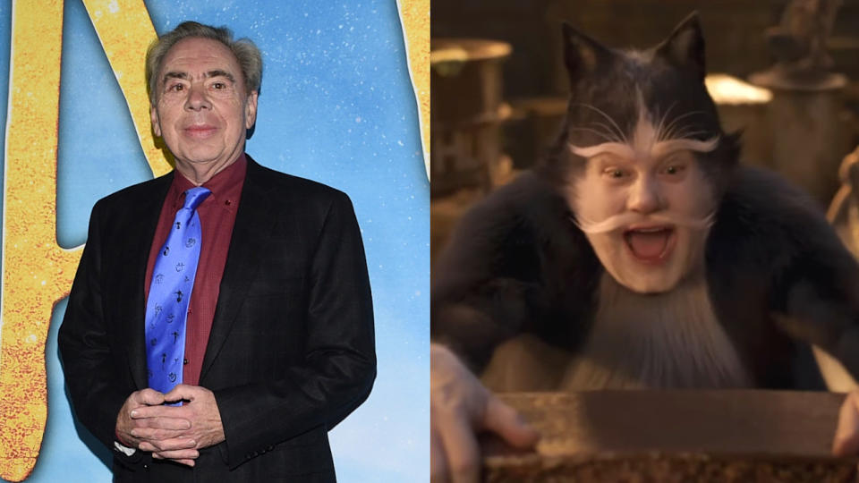 Andrew Lloyd Webber has criticised James Corden's musical number in the movie version of 'Cats'. (Credit: Evan Agostini/Invision/AP/Universal)