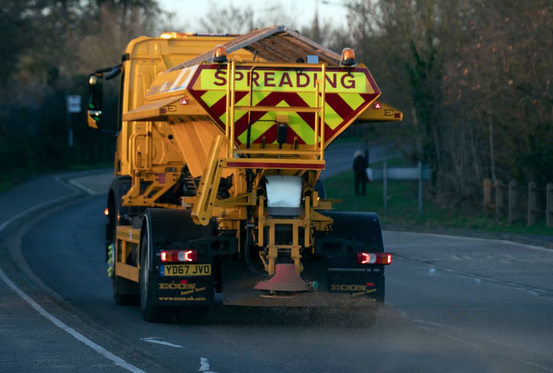 Gritter lorries have already taken to the roads (PA)