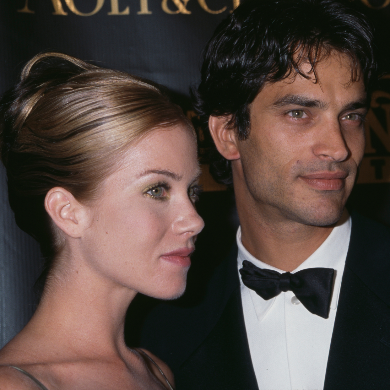  American actress Christina Applegate and American actor Johnathon Schaech attend the 50th Annual Primetime Emmy Awards, held at the Shrine Auditorium in Los Angeles, California, 13th September 1998. 