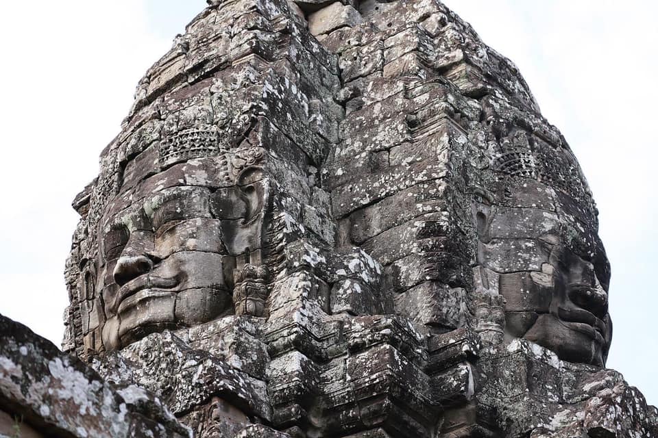 Las caras de Buda en el templo de Bayon
