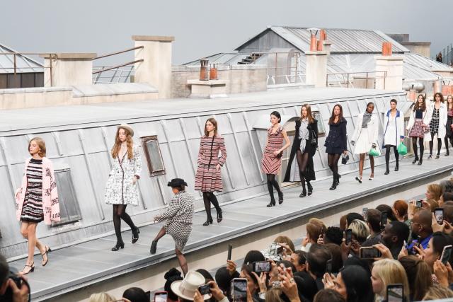 Someone Crashed the Chanel Show During Paris Fashion Week—And Gigi