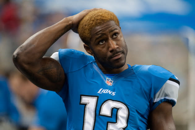 Homeless man tells Lions receiver Nate Burleson 'Man, you guys are sorry'  at charity event