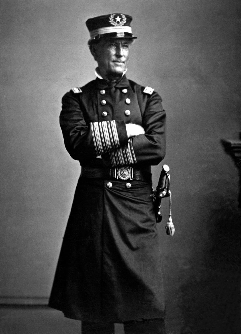 Admiral David Farragut was born in west Knox County and is beloved for his bravery.