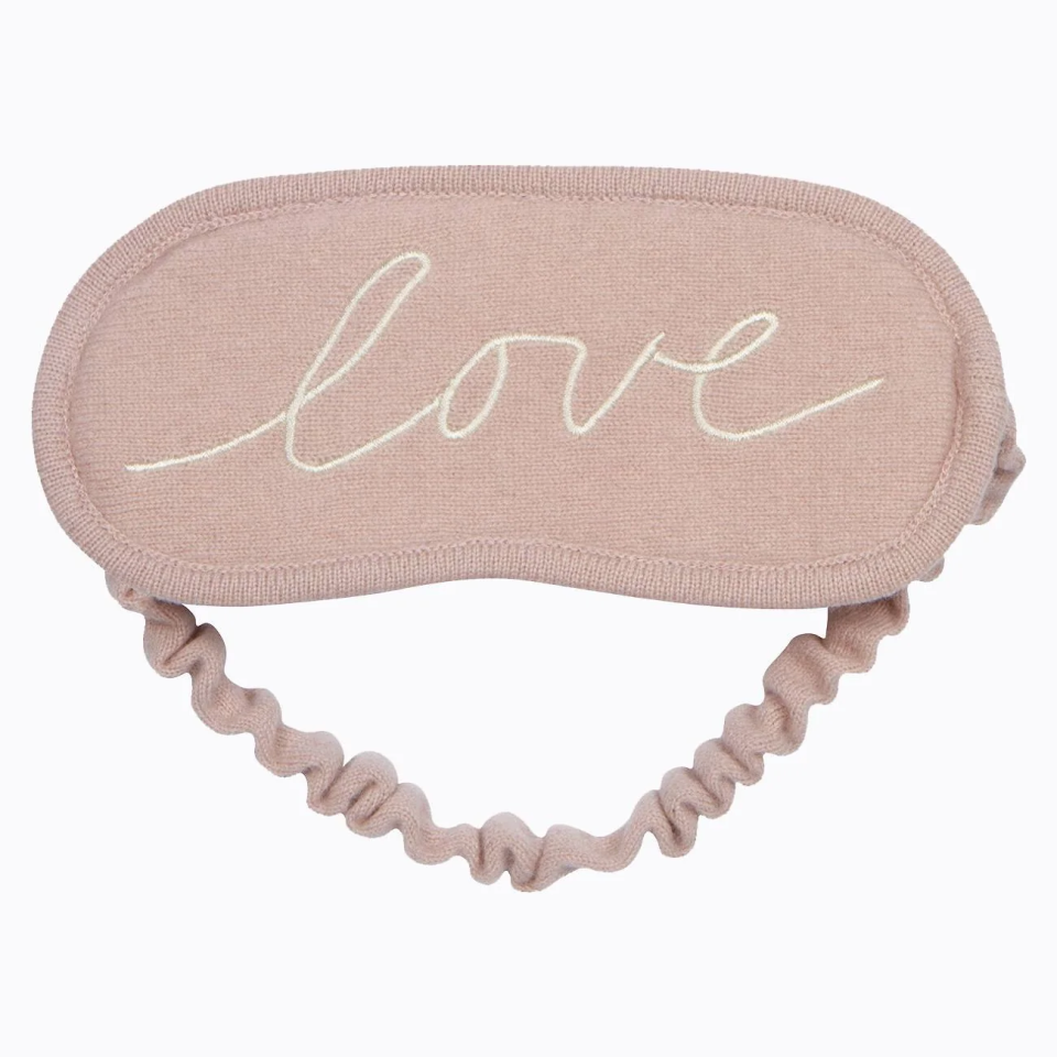 Naked Cashmere BCRF Collection Love Eye Mask