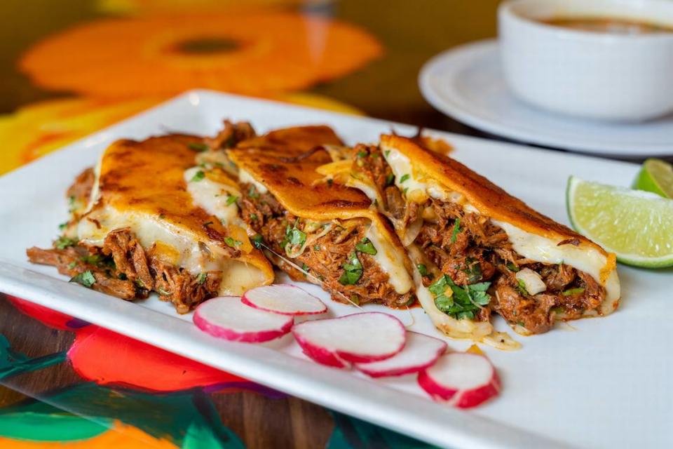 Maria’s Mexican Restaurant is known for its quesabirras.