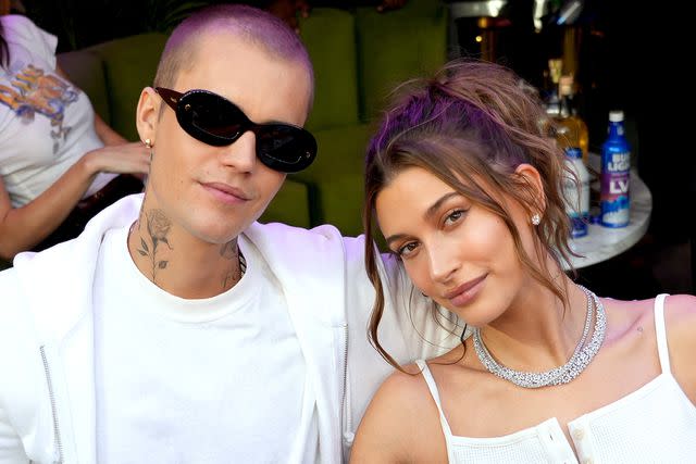 Hailey Baldwin sports huge 'Bieber' necklace after word she 'can't