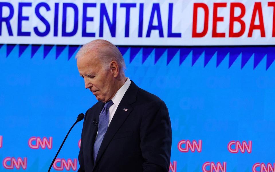 Joe Biden at the dreadful debate