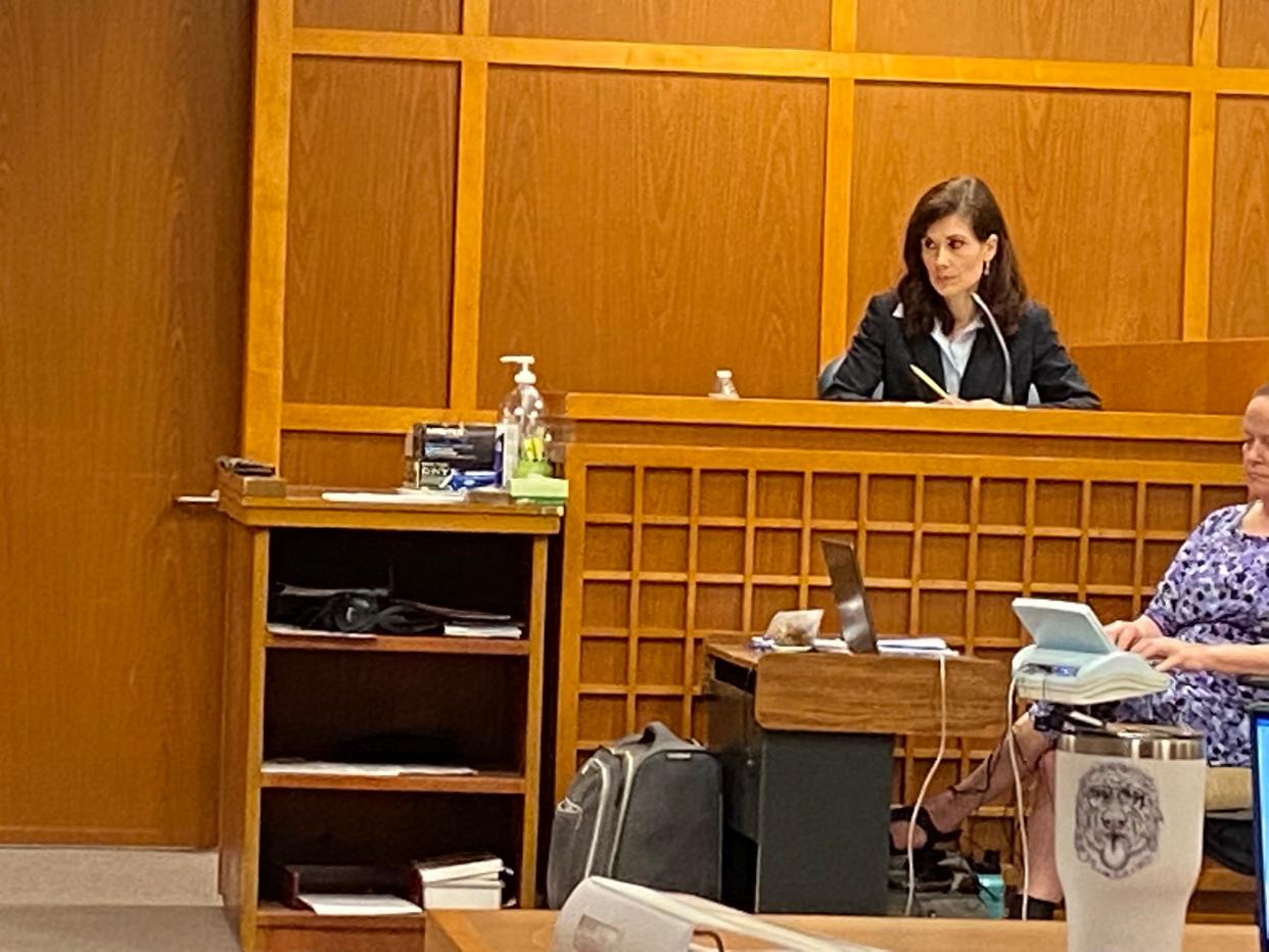 Psychologist Kimberly Brown, an expert for the prosecution, testifies Thursday that Jeremy Main told her the death of his 17-month-old baby was an accident.