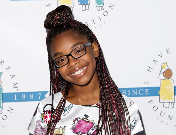 Marsai Martin is known as one-half of the show’s adorable twin duo Jack and Diane Johnson. (Photo: Getty)