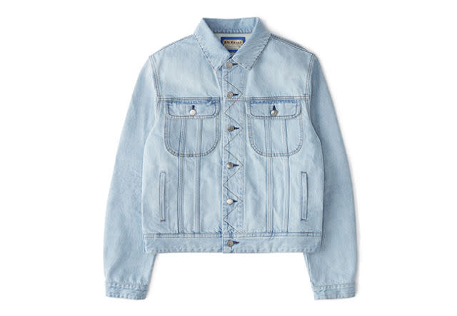 <p>The harbingers of Swedish cool have trimmed their denim line down and bundled in under one moniker – Bla Konst – so there is now one permanent collection, and one seasonal collection. The best thing in the former is this denim jacket.</p><p><i><a rel="nofollow noopener" href="http://www.acnestudios.com/uk/en/tent/22C165-228.html#product-image-zoom-7" target="_blank" data-ylk="slk:£330;elm:context_link;itc:0;sec:content-canvas" class="link ">£330</a></i></p>