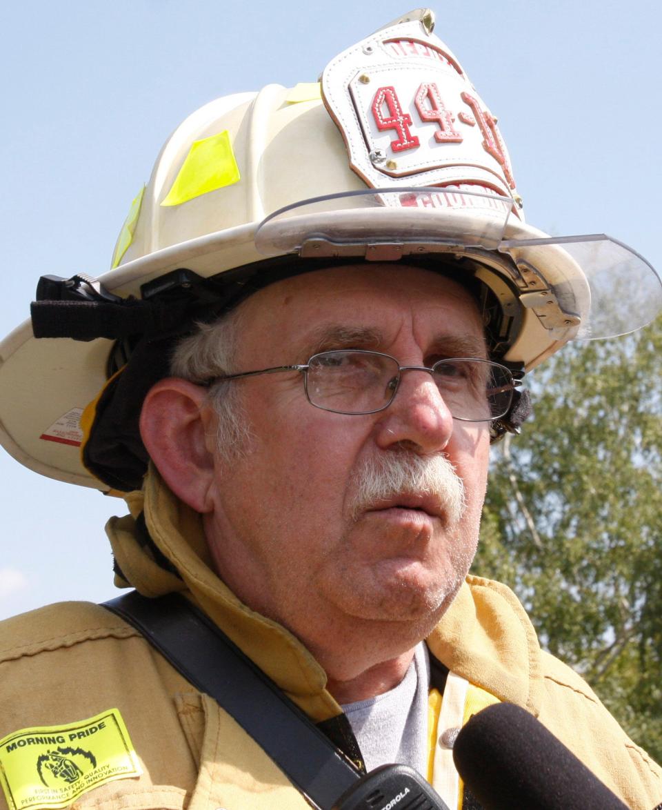 John Kryger in 2008, when he was Rockland County fire information coordinator.