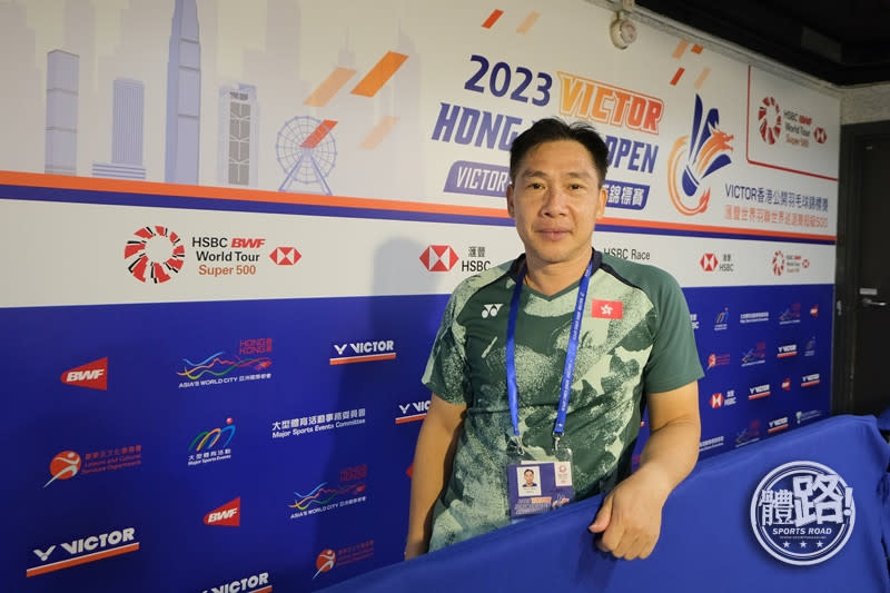 Yiming hopes that the new head coach will continue to lead the Hong Kong team to make progress in the future.  (Photo: Body Road Database)