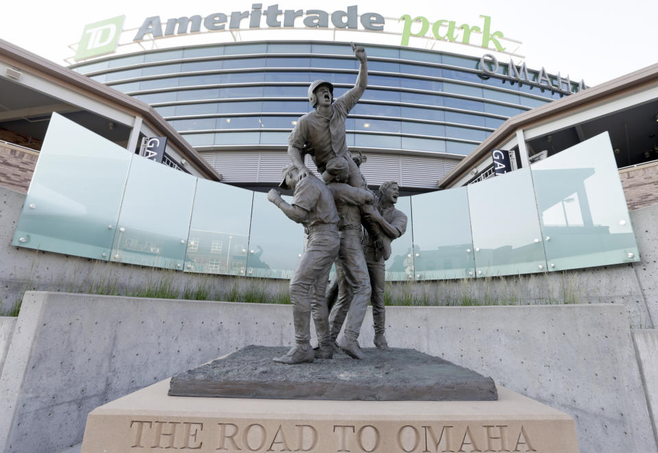 The Royals and Tigers will reportedly kick off the 2019 College World Series week with a game at TD Ameritrade Park. (AP)