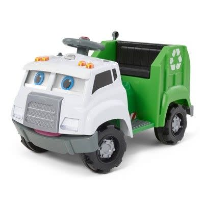 <p><strong>KidTrax</strong></p><p>target.com</p><p><strong>$179.99</strong></p><p><a href="https://www.target.com/p/kidtrax-interactive-recycling-truck-powered-ride-on-white-green/-/A-79683901" rel="nofollow noopener" target="_blank" data-ylk="slk:Shop Now;elm:context_link;itc:0;sec:content-canvas" class="link ">Shop Now</a></p><p>This ride on recycling truck makes all sorts of noises and comes with items that needed to be sorted and recycled. </p>
