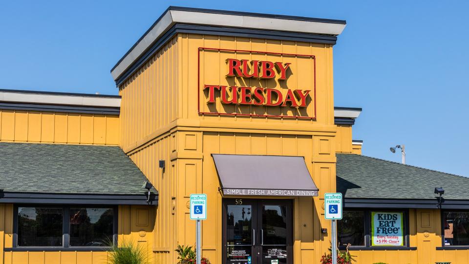 Kokomo - Circa August 2017: Ruby Tuesday Casual Restaurant Location.