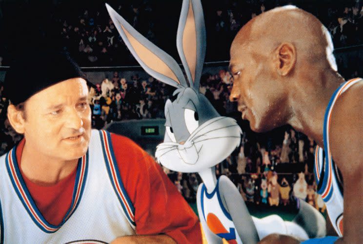 Bill Murray, Bugs Bunny, and Michael Jordan in 'Space Jam' (Photo: Everett) 