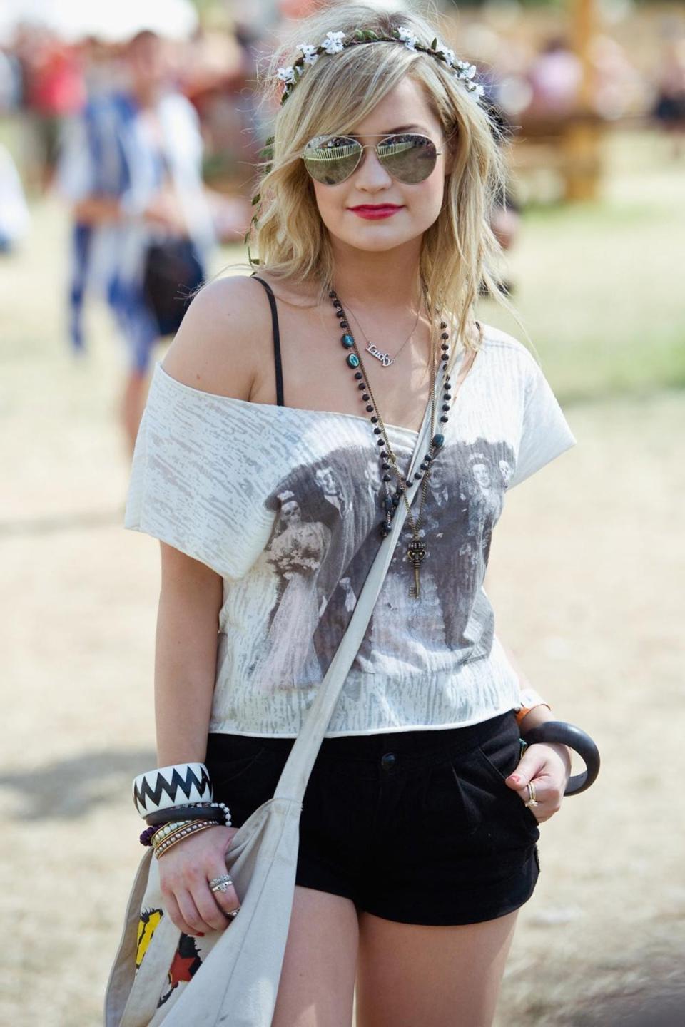 June 26, 2010: At Glastonbury Festival (Ian Gavan/Getty)