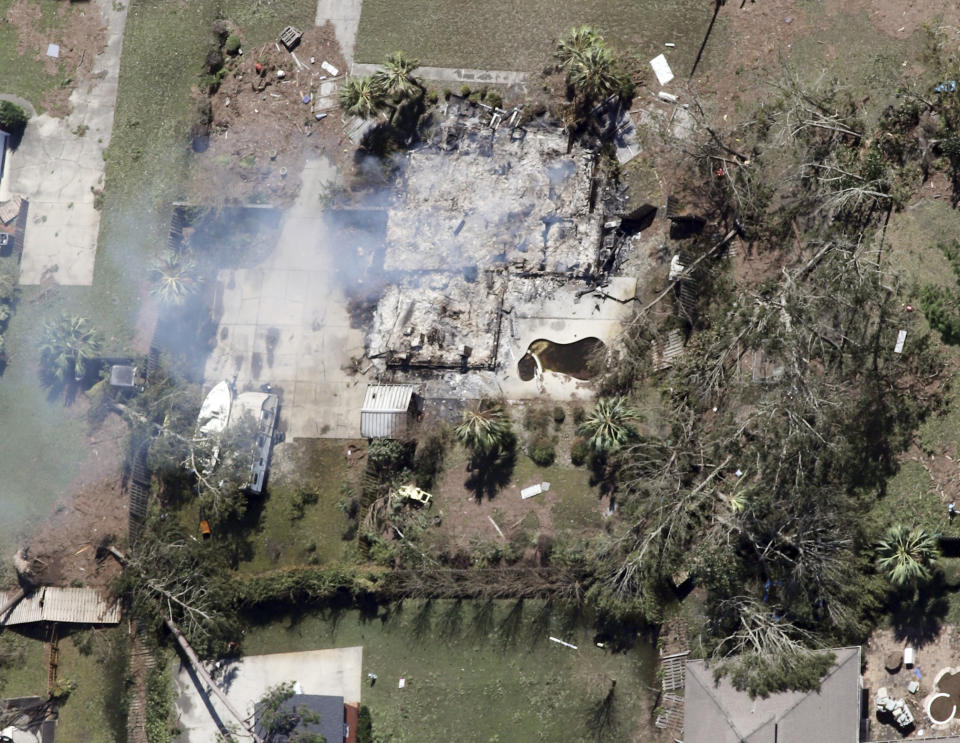 Aerial photos show the devastation left in the path of Hurricane Michael