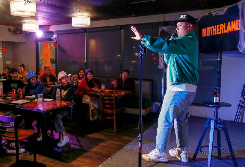 Comedian C.J. Toledano opens a Wednesday night comedy show at Kusina Filipina.