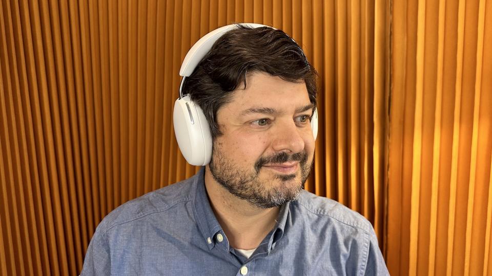 Sonos Ace headphones on man's head