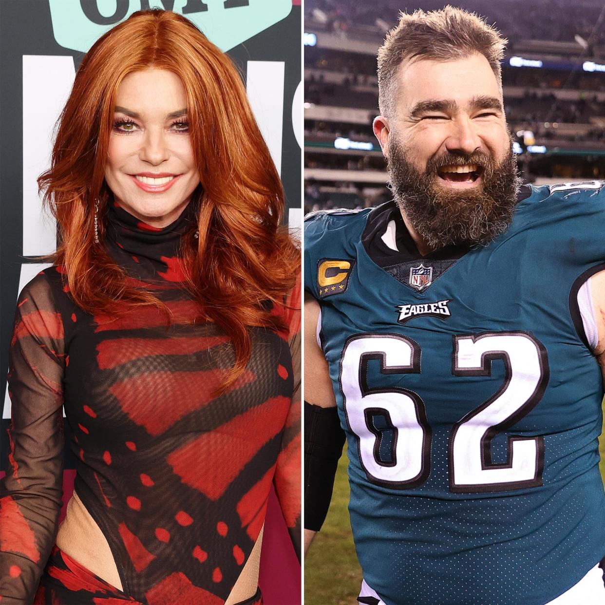 Shania Twain Reacts to Viral Jason Kelce Meme Using Her Song Man! I Feel Like a Woman! 198