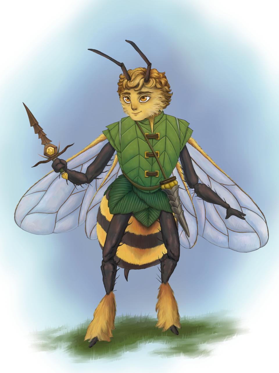 Main character Abelbee from "Legacy: The Saga Begins," by Michael Pietrack.