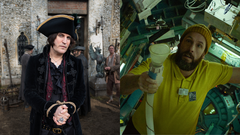 Noel Fielding in The Completely Made-Up Adventures Of Dick Turpin; Adam Sandler in Spaceman