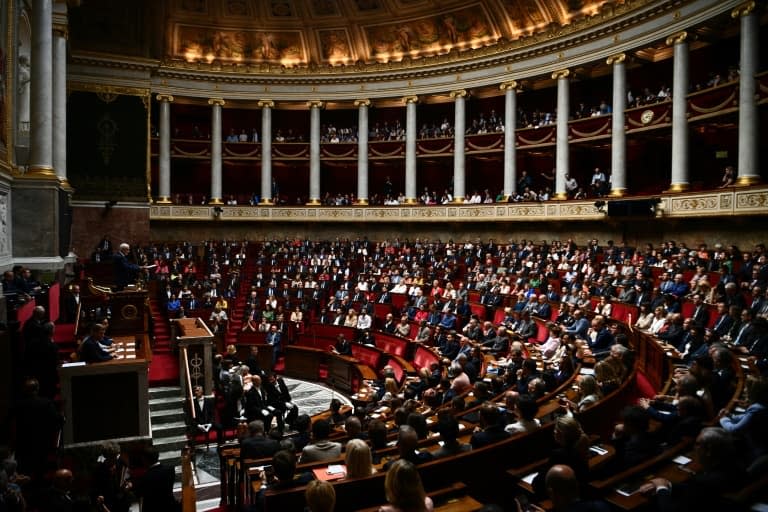 Une vue d'ensemble de l'Assemblée nationale, à Paris, le 28 juin 2022 - Christophe ARCHAMBAULT © 2019 AFP