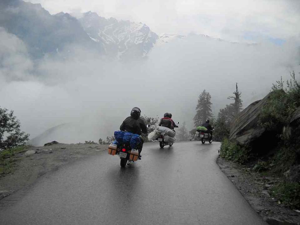 Smooth roads in the mountains maintained by the Border Roads Organisation (BRO).