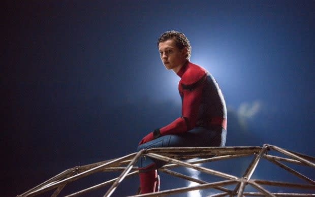 Tom Holland as Peter Parker in "Spider-Man: Homecoming"<p>Sony/Marvel Studios</p>