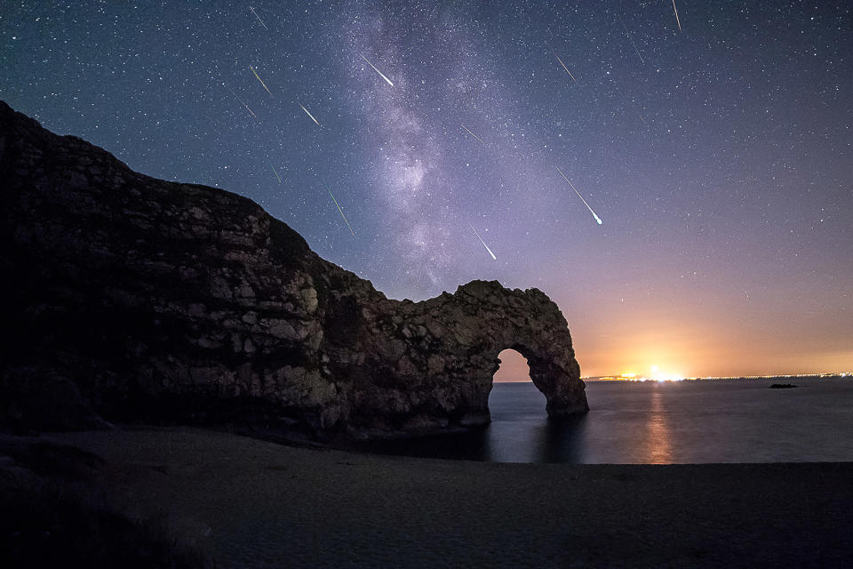 Jurassic coast meteor shower