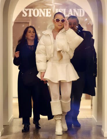 <p>splash news</p> Mariah Carey on vacation in Aspen, Colorado on Dec. 19, 2023.